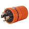 Ac Works Plug Adapter, 5-15/20R, L14-20P, 5-20P, L14-20P, 0 ft., Orange ADL1420520 - alternate 5